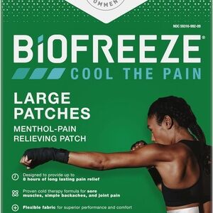 Biofreeze Large Menthol Pain Relieving Patches